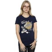 T-shirt Dessins Animés Wile E Coyote Rocket Board