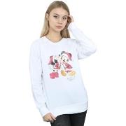 Sweat-shirt Disney Mickey And Minnie Christmas Kiss