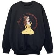 Sweat-shirt enfant Disney Beauty And The Beast I'd Rather Be Reading