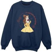 Sweat-shirt enfant Disney Beauty And The Beast I'd Rather Be Reading