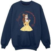 Sweat-shirt enfant Disney Beauty And The Beast I'd Rather Be Reading