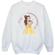 Sweat-shirt enfant Disney Beauty And The Beast I'd Rather Be Reading