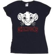 T-shirt Disney The Lion King Simba Face Champion