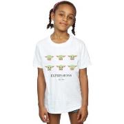 T-shirt enfant Disney The Mandalorian Expressions Of The Child