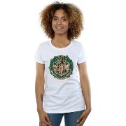 T-shirt Harry Potter Christmas Wreath