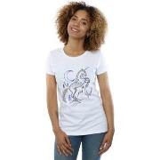 T-shirt Harry Potter Unicorn Line Art