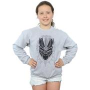 Sweat-shirt enfant Marvel Black Panther Head