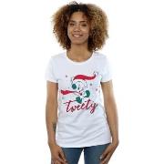 T-shirt Dessins Animés Tweety Pie Christmas