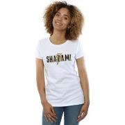 T-shirt Dc Comics Shazam Text Logo