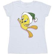 T-shirt Dessins Animés Tweety Christmas Hat