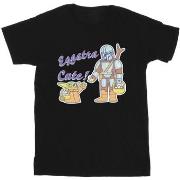 T-shirt enfant Disney The Mandalorian Eggstra Cute