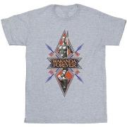 T-shirt enfant Marvel Wakanda Forever Tribal Spear Chest