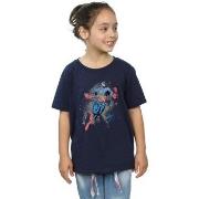T-shirt enfant Marvel Avengers Captain America Splash