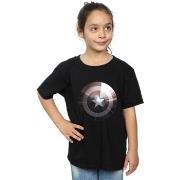 T-shirt enfant Marvel Captain America Shield Shiny