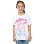 T-shirt enfant Dc Comics Wonder Woman Gradient Text