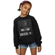 Sweat-shirt enfant Disney Cars Lightning McQueen Blueprint