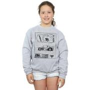 Sweat-shirt enfant Disney Cars Cruz Ramirez Blueprint