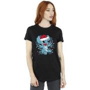 T-shirt Disney Lilo And Stitch Christmas Lights Sketch