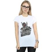 T-shirt Disney Boba Fett Skeleton