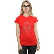 T-shirt Disney Millennium Falcon Christmas Tree Delivery