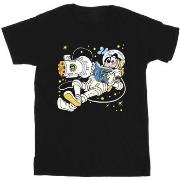 T-shirt enfant Disney Goofy Reading In Space