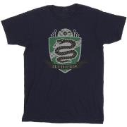 T-shirt Harry Potter Slytherin Chest Badge
