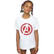 T-shirt enfant Marvel Avenegers Assemble Solid A Logo