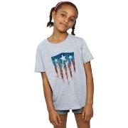 T-shirt enfant Marvel Captain America Flag Shield