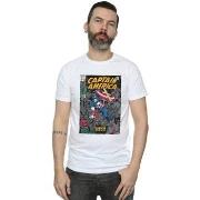 T-shirt Marvel Captain America Album Issue Cover