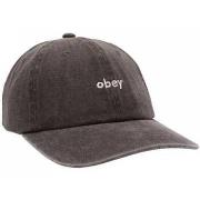 Casquette Obey Pigment lowercase 6 panel stra