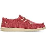 Chaussures Dude ZAPATOS WALLABEE WALLY BRAIDED ROJO