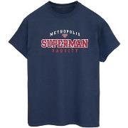 T-shirt Dc Comics Superman Metropolis Varsity