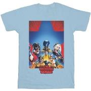 T-shirt Dc Comics The Suicide Squad Blue Star Poster