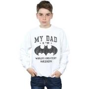 Sweat-shirt enfant Dc Comics Batman My Dad Is A Superhero