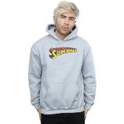 Sweat-shirt Dc Comics Superman Telescopic Crackle Logo