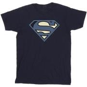 T-shirt Dc Comics Superman Indigo Blue Logo