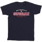 T-shirt Dc Comics Superman Metropolis Varsity