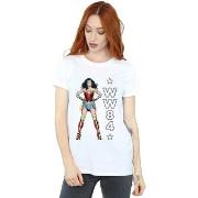 T-shirt Dc Comics Wonder Woman 84 Standing Logo