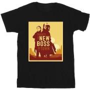 T-shirt Disney The Book Of Boba Fett New Boss Sun Silhouette