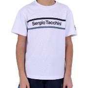 T-shirt enfant Sergio Tacchini T-SHIRT ENFANT MIKKO BLANC