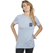 T-shirt Dessins Animés Taz Stripes Faux Pocket