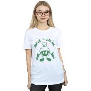 T-shirt Dessins Animés Marvin The Martian Large Head