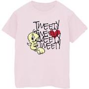 T-shirt Dessins Animés Tweety Love Heart