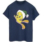 T-shirt Dessins Animés Tweety Christmas Hat