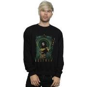 Sweat-shirt Dc Comics Aquaman Framed Trident