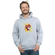 Sweat-shirt Dc Comics The Flash Lightning Portrait