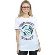 T-shirt Dc Comics Wonder Woman Planet Symbol