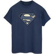 T-shirt Dc Comics Superman Indigo Blue Logo