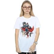 T-shirt Marvel Captain America Falcon Evolution
