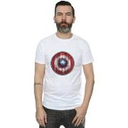 T-shirt Marvel Captain America Wooden Shield